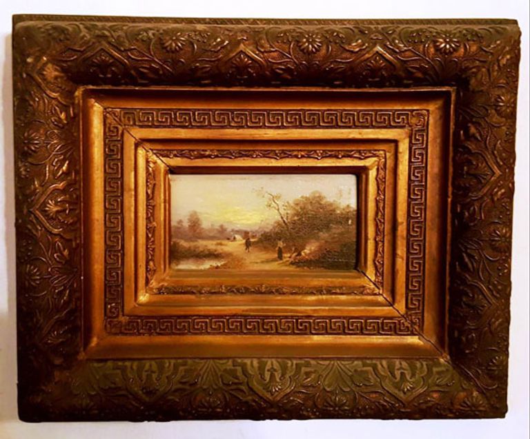 محتويات شقة الزمالك إحدى لوحات الشقة