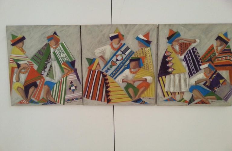 الفنانة المغربية نادية الأزرق