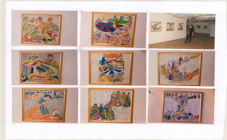 الفنانة المغربية نادية الأزرق