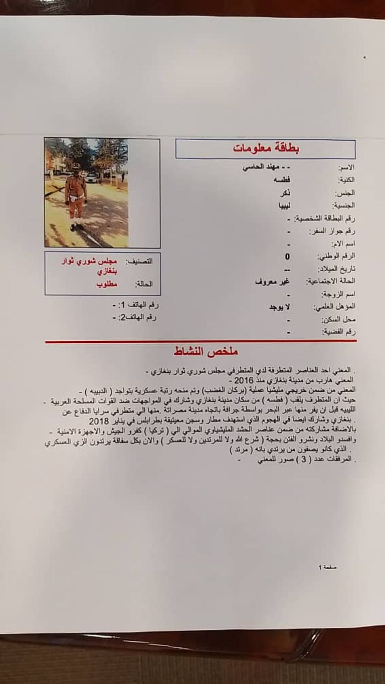 أحد المطلوبين من خريجي دفعة عسكرية مؤخرا