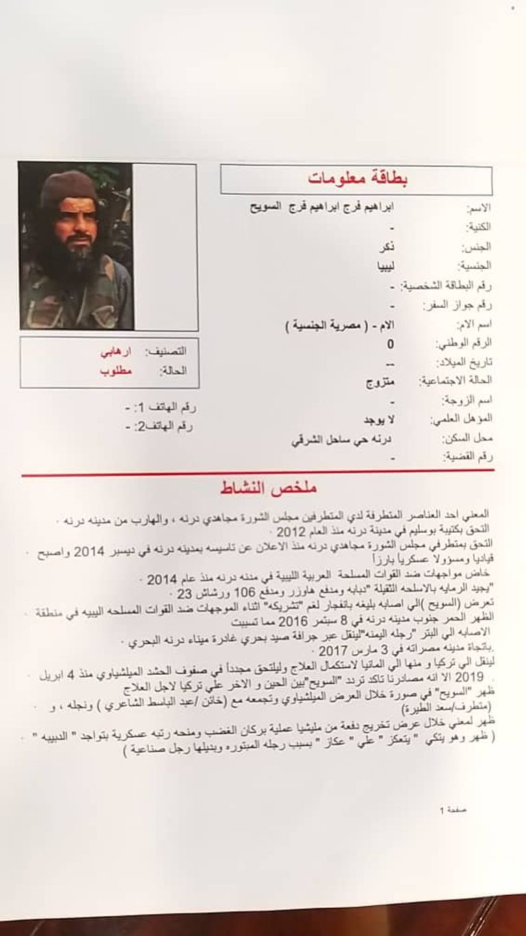 أحد المطلوبين من خريجي دفعة عسكرية مؤخرا