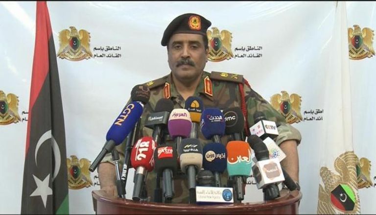 أحمد المسماري الناطق باسم القائد العام للجيش الليبي (أرشيفية)