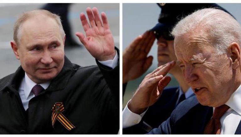 الرئيسان الأمريكي بايدن والروسي بوتين