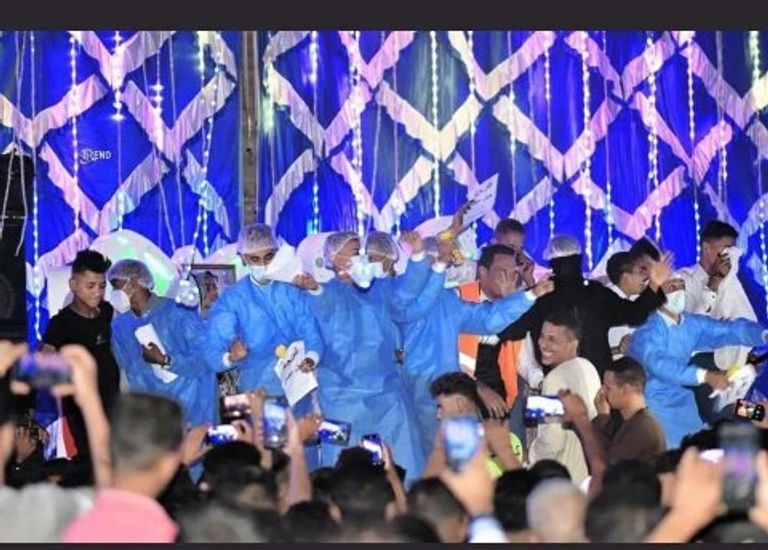 جانب من حفل الزفاف