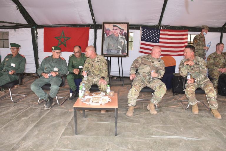 جزء من مناورات الأسد الأفريقي بالمغرب