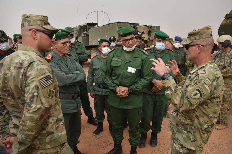 جزء من مناورات الأسد الأفريقي بالمغرب