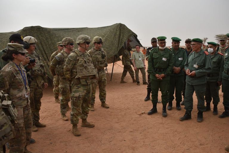 جزء من مناورات الأسد الأفريقي بالمغرب