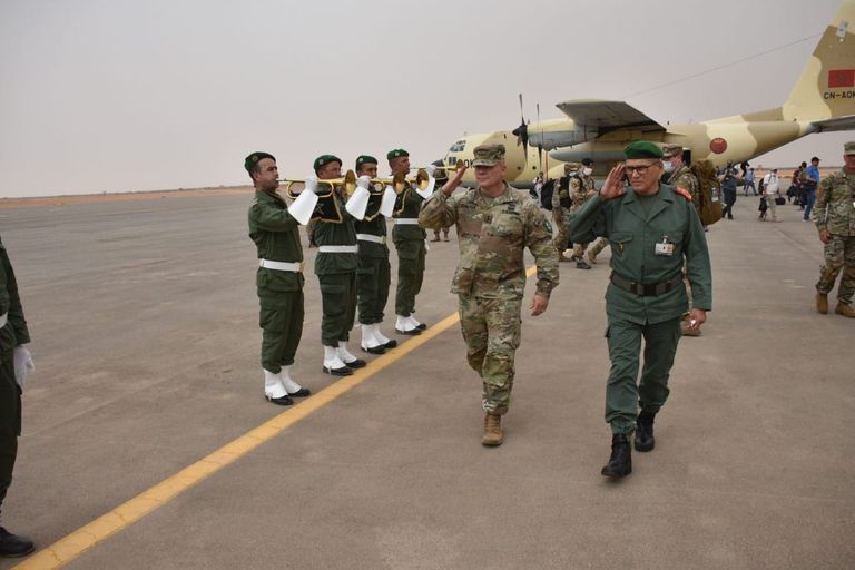 جزء من مناورات الأسد الأفريقي بالمغرب