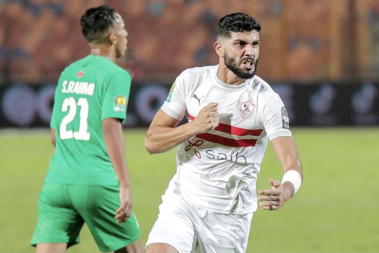 فرجاني ساسي لاعب خط وسط الزمالك