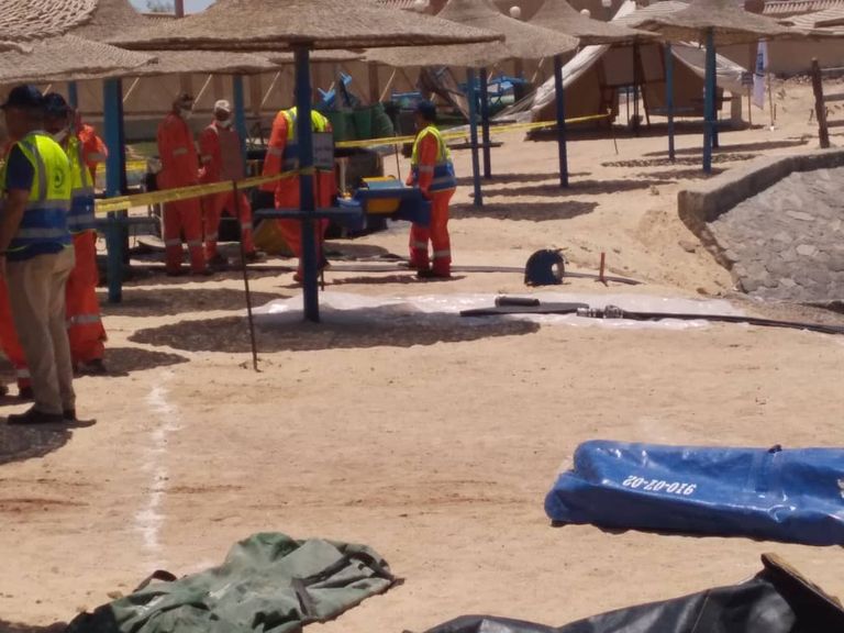 تدريب الكوادر اليمنية على التعامل مع كوارث تسرب الخزان النفطي