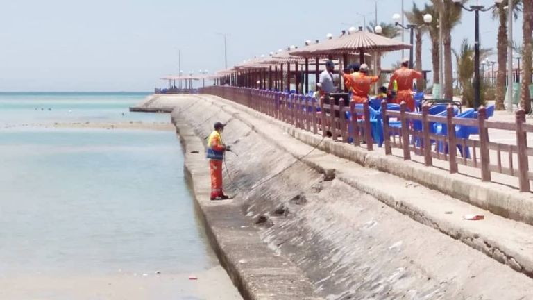 تدريب الكوادر اليمنية على التعامل مع كوارث تسرب الخزان النفطي