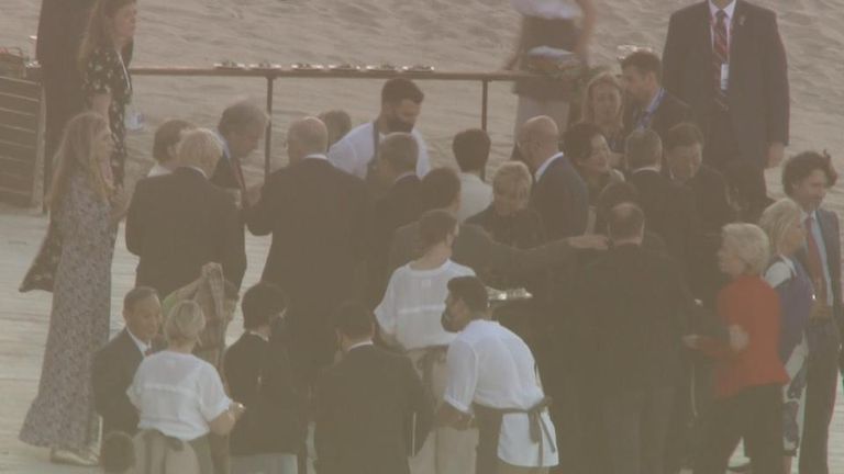 حفل شواء نظمته لندن لقادة دول مجموعة السبع