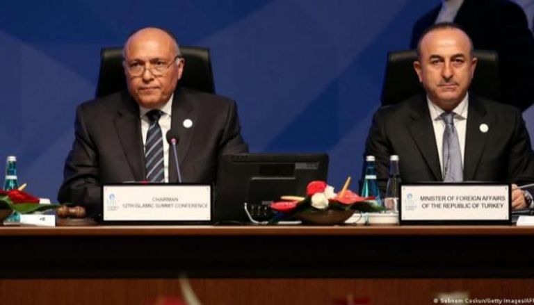 وزير الخارجية المصري ونظيره التركي - أرشيفية