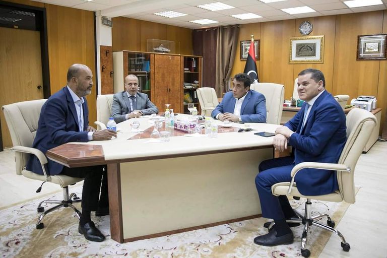 رئيسا المجلس الرئاسي والوزراء الليبيان