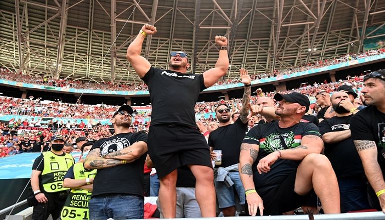 ملعب بوشكاش أرينا خلال مباراة المجر ضد البرتغال من مواجهة المجر ضد البرتغال في يورو 2020