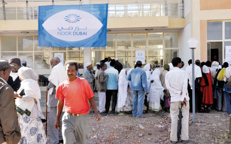 مؤسسة نور دبي تكافح مرض التراخوما