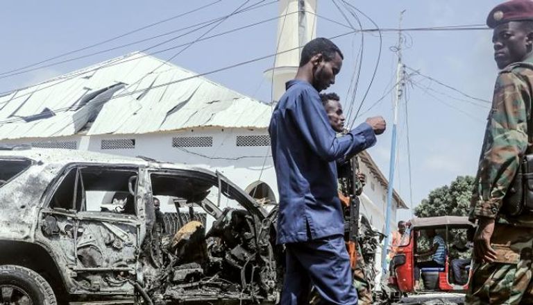 تفجير انتحاري سابق في الصومال- الفرنسية