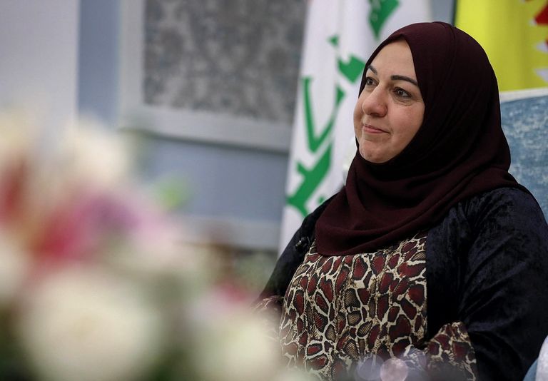 رئيسة برلمان كردستان العراق ريواز فائق (الفرنسية)