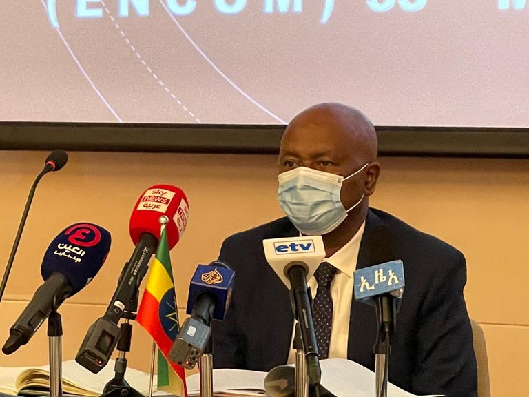 جانب من الاجتماع الـ33 لوزراء المياه والري بدول حوض النيل الشرقي