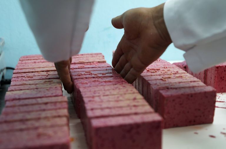 لارا الطيطي تستخدم حليب الإبل في صناعة الصابون