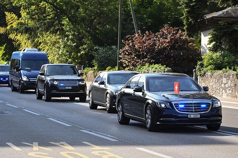 الرئيس السويسري في استقبال بايدن وبوتين- الفرنسية