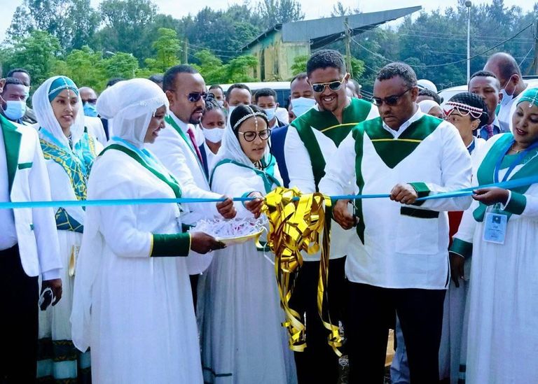 جانب من الحملات الانتخابية في إثيوبيا