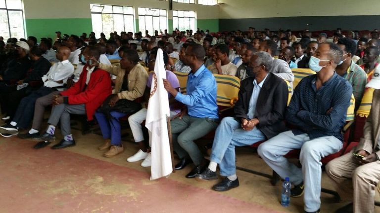 جانب من الحملات الانتخابية في إثيوبيا