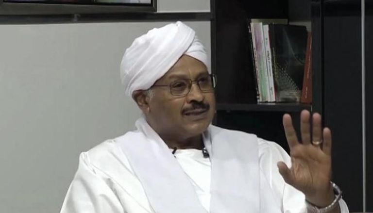 مبارك الفاضل المهدي السياسي السوداني البارز ورئيس حزب الأمة