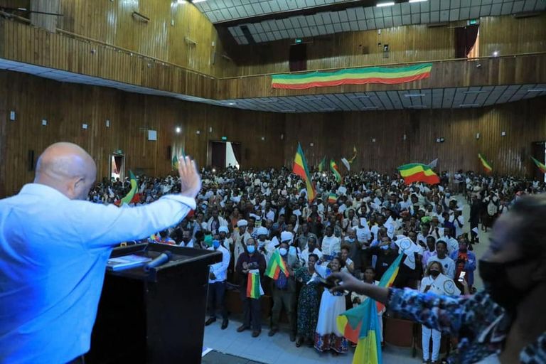 جانب من الحملات الانتخابية في إثيوبيا 