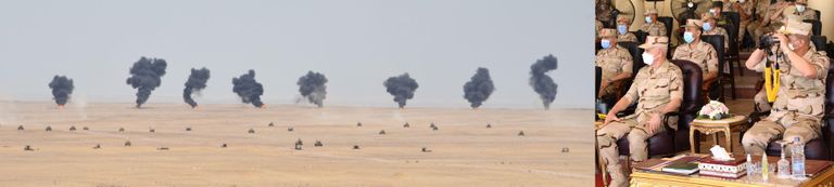 جانب من مناورة رعد5