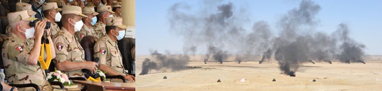 جانب من مناورة رعد5