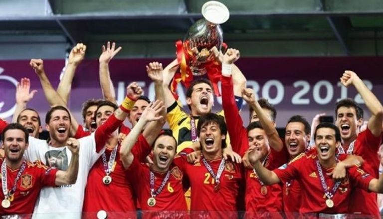 منتخب إسبانيا بطل أوروبا 2012