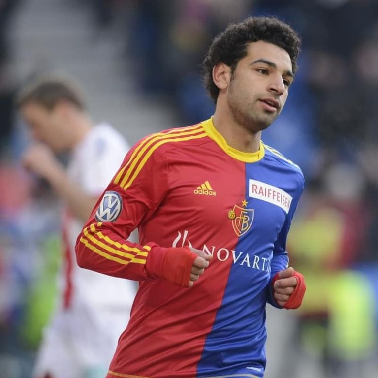 محمد صلاح بقميص بازل محمد صلاح بقميص ليفربول