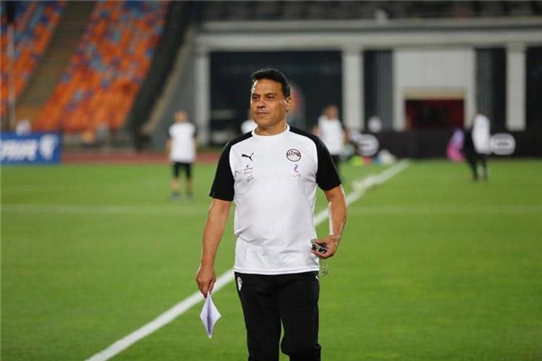 حسام البدري مدرب منتخب مصر جمال بلماضي مدرب منتخب الجزائر