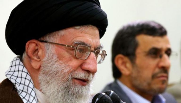 المرشد الإيراني ومحمود أحمدي نجاد- أرشيفية