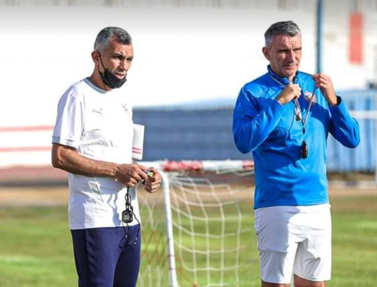 باتريس كارتيرون وأسامة نبيه باتريس كارتيرون مدرب الزمالك