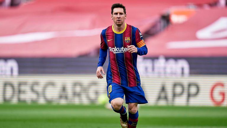 ليونيل ميسي قائد برشلونة