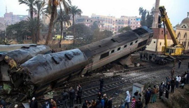 حادث قطار في مصر- أرشيفية