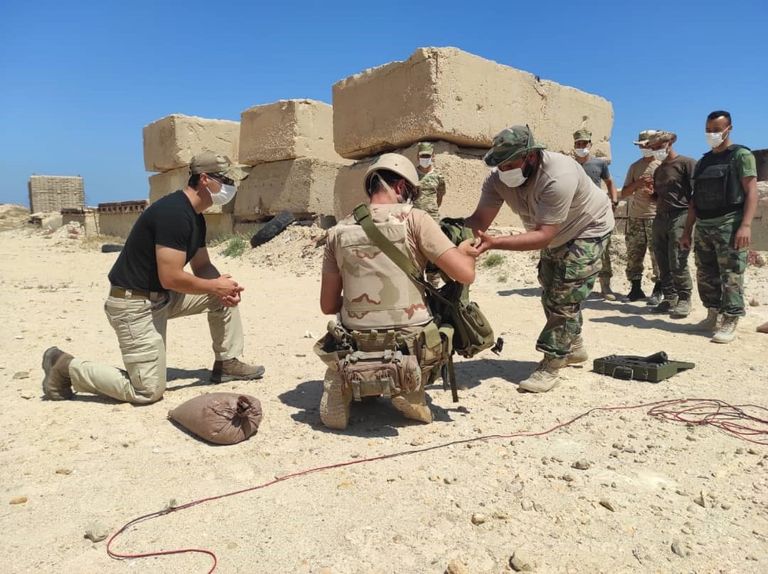 جنود أتراك يدربون المليشيات الليبية