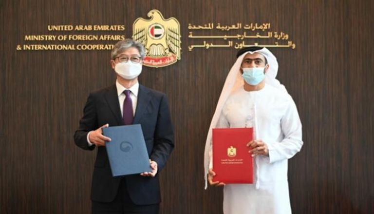 توقيع مذكرة تفاهم لإنشاء اللجنة القنصلية المشتركة بين الإمارات وكوريا