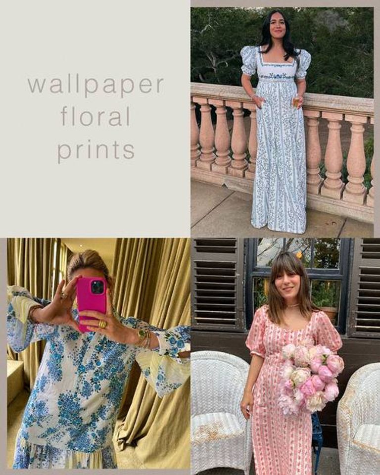 الفساتين المزينة بالزهور أحدث صيحات هذا الصيف