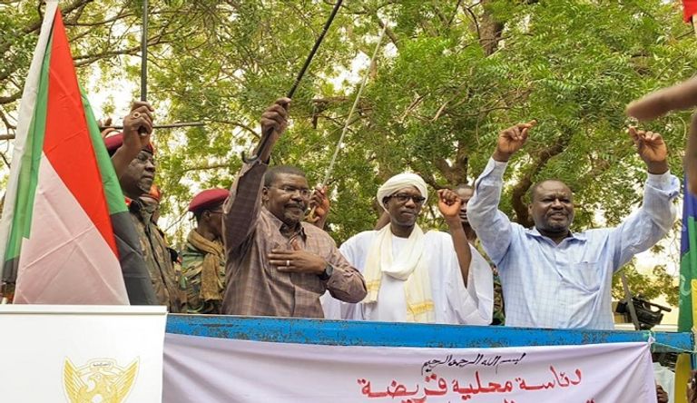 عضو مجلس السيادة السوداني الطاهر أبو بكر حجر في دافور