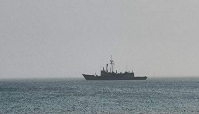 فرقاطة تركية قبالة سواحل الخمس الليبية