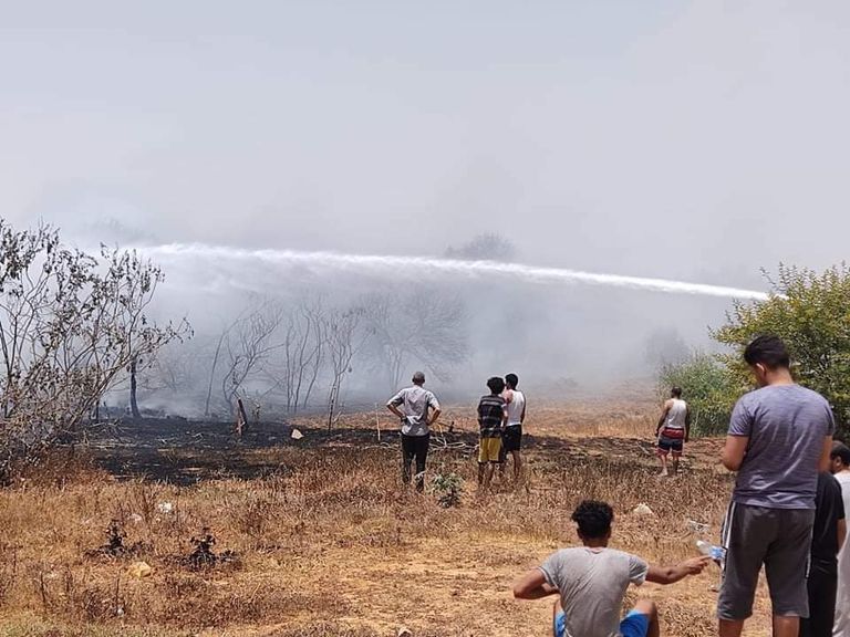 فرقاطة تركية قبالة سواحل الخمس الليبية