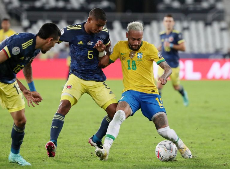 من مباراة البرازيل وكولومبيا من مباراة البرازيل وكولومبيا