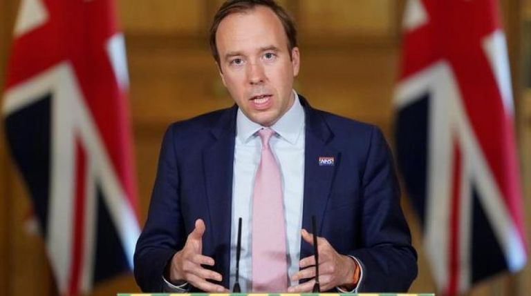 وزير الصحة البريطاني