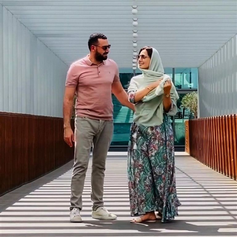 حلا شيحة وزوجها معز مسعود