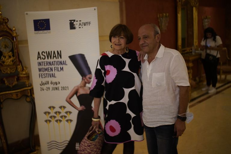 جانب من حفل افتتاح مهرجان أسوان لسينما المرأة