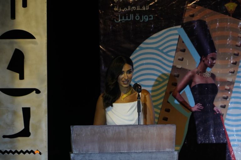 جانب من حفل افتتاح مهرجان أسوان لسينما المرأة