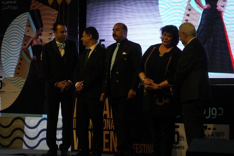 جانب من حفل افتتاح مهرجان أسوان لسينما المرأة